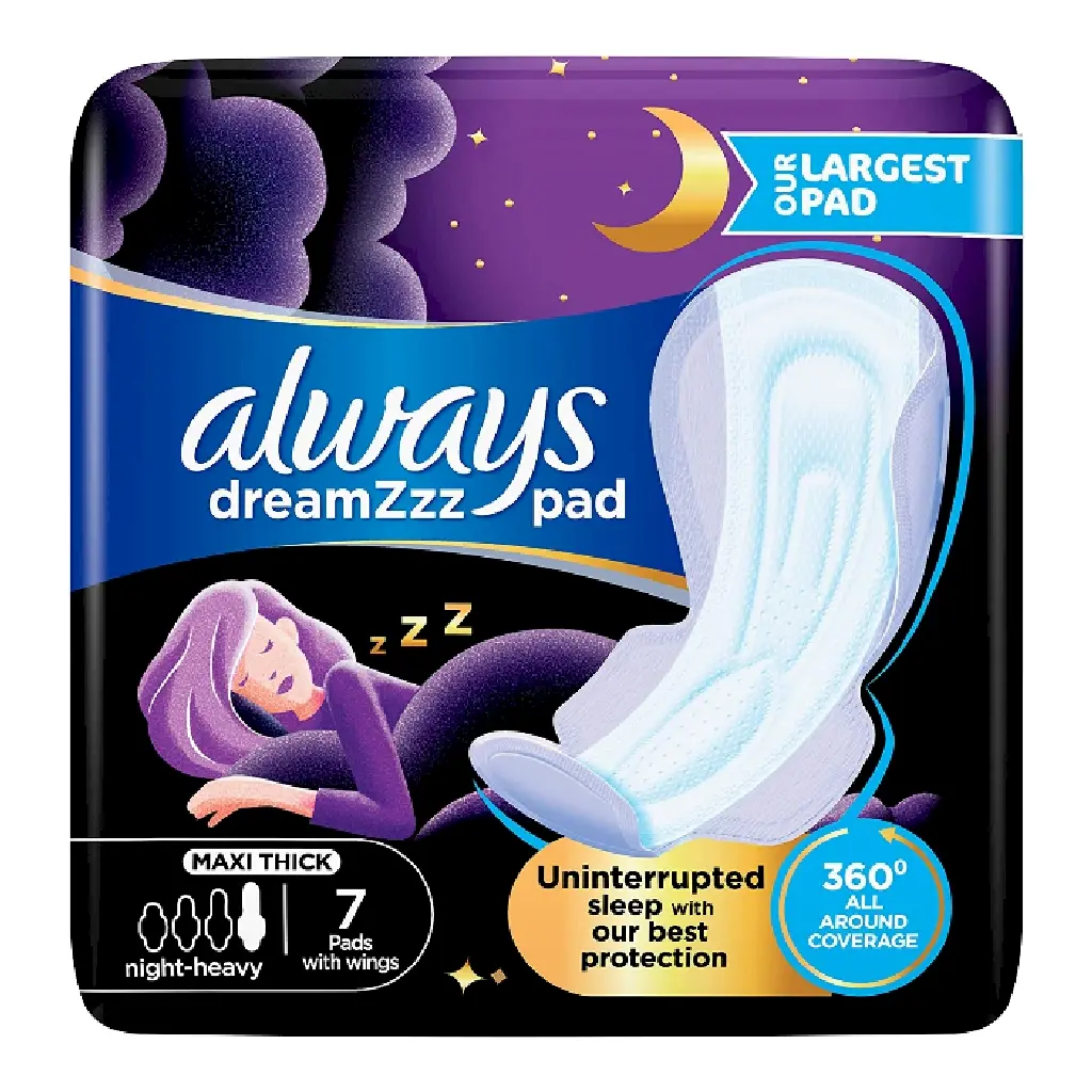 Always Dreamzz Maxi Thick Night Long 7 Pads - view 1