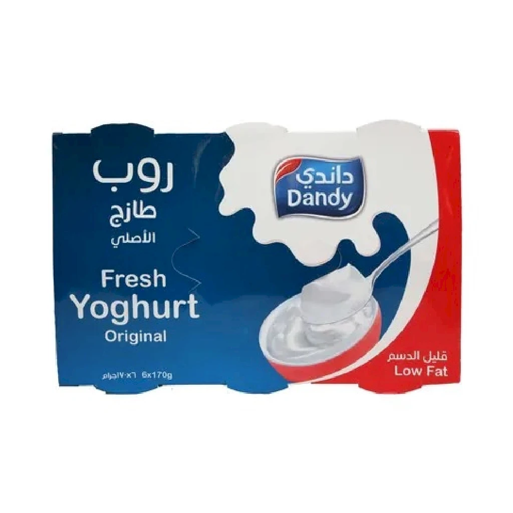 Dandy Yoghurt Fresh Low Fat 170Gx6