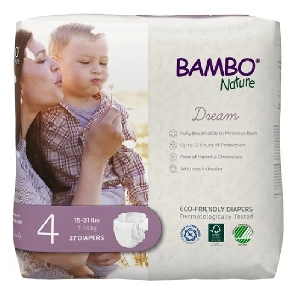 Bambo Nature Eco Friendly Diapers Size 4.7-14Kg - view 1