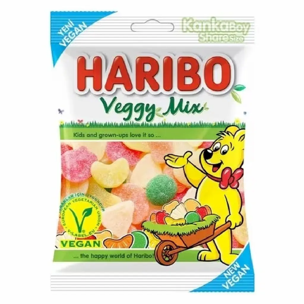 Haribo Veggy Mix Jelly 80G - view 1