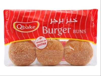 Qbake Burger Buns 6 Pieces