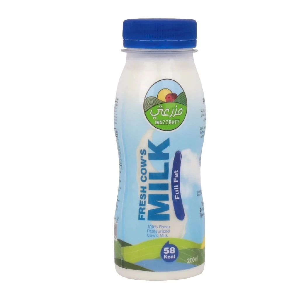 Mazzraty Fresh Cow's Milk Full Fat 200ML