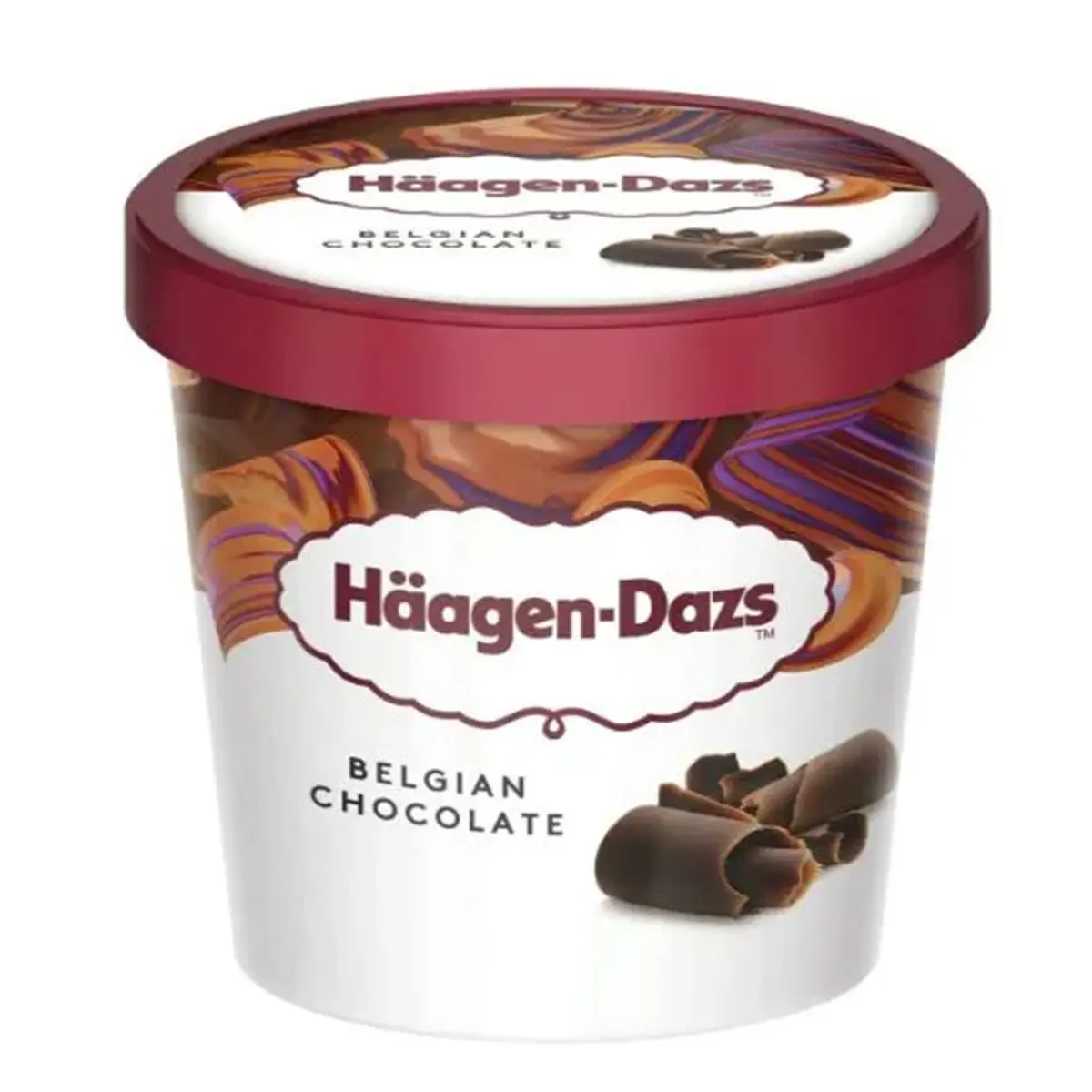Haagen-Dazs Ice Cream Pint Belgian Chocolate 460 Ml - view 1