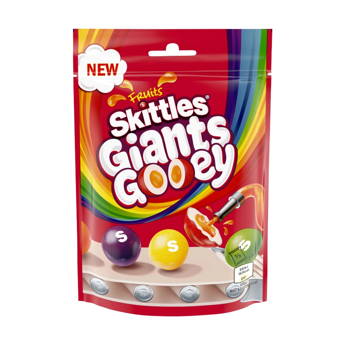 Skittles Giants Gooey Candy Pouch 125 gm