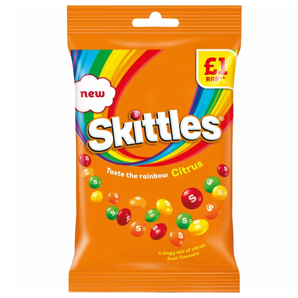 Skittles Citrus Treat Candy Bag 109 gm