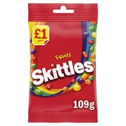 Skittles Fruit Sweets Bag Candy 109 gm