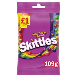 Skittles Wild Berry Candy Bag 109 gm