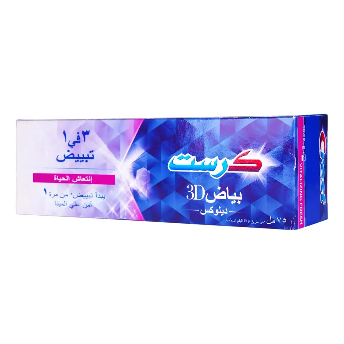 Crest Tooth Paste 3D White Deluxe Instant Pearl Glow 75ML - view 1