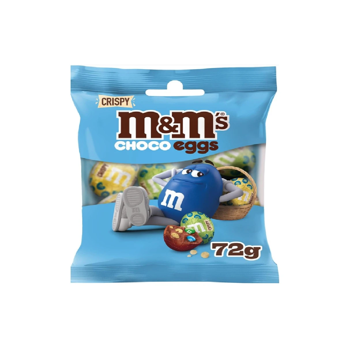 M&Ms Crispy Choco Moulded Eggs Bag 72 gm