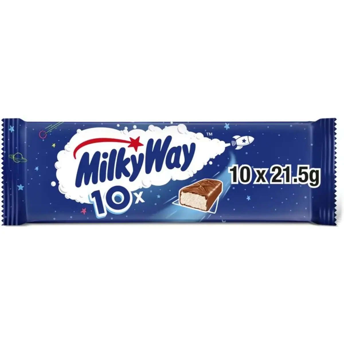 Milky Way Chocolate Bar 10 pcs 215 gm - view 1