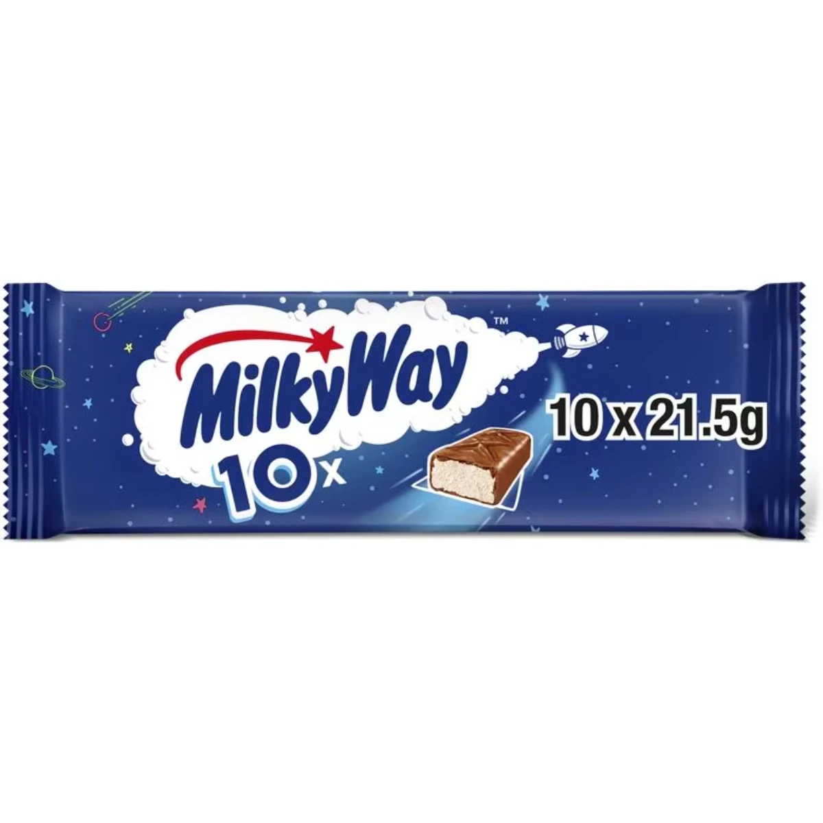 Milky Way Chocolate Bar 10 pcs 215 gm