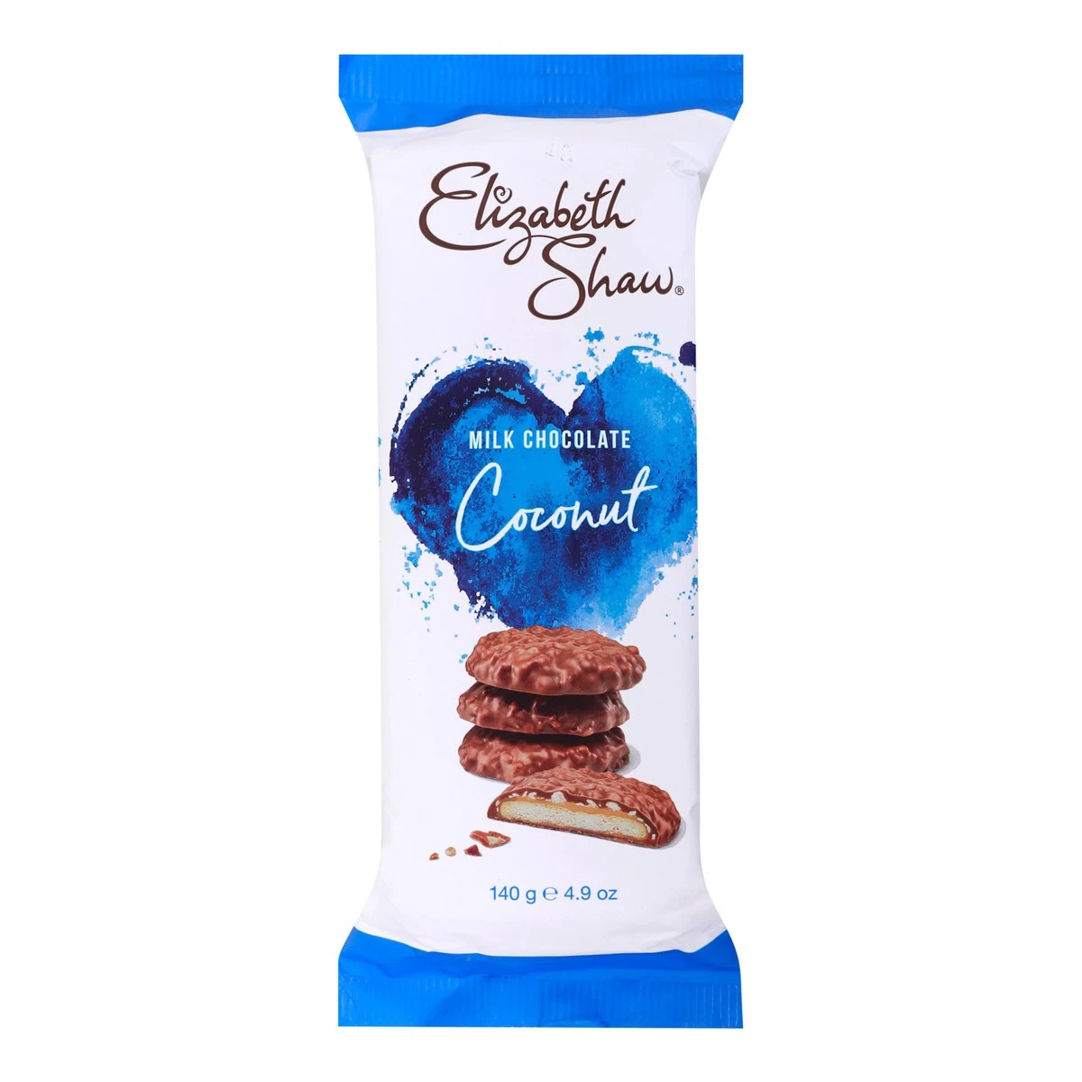 Elizabeth Shaw Milk Chocolate Coconut Biscuits 140 gm