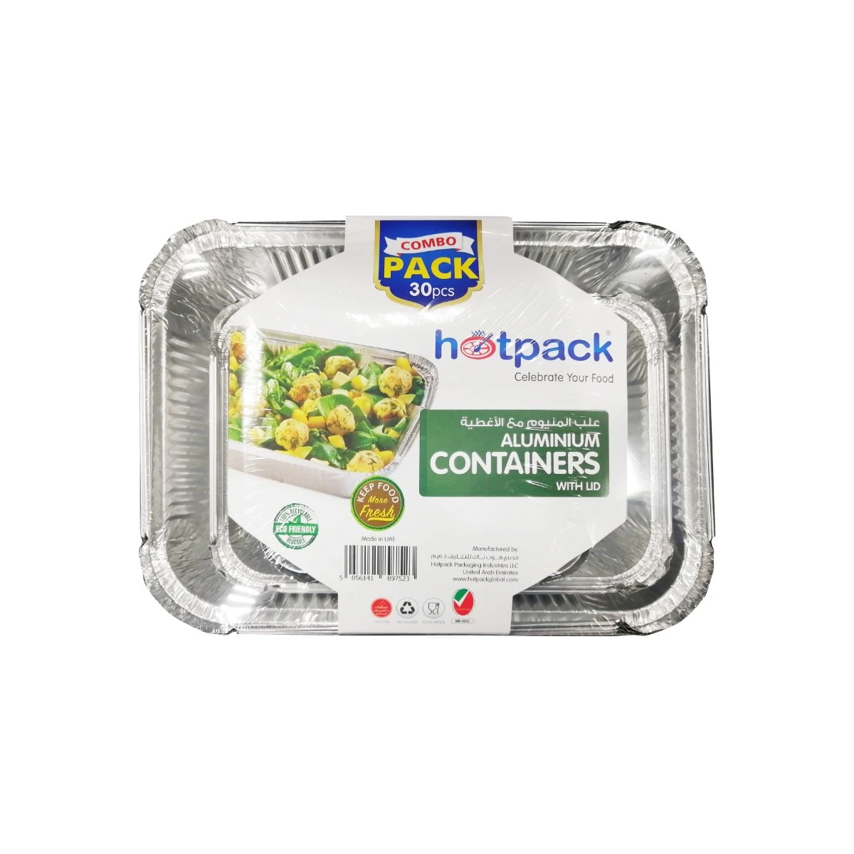 Hot Pack Aluminium Container Combo pack Buy 2 Get 1 Free 10 pcs