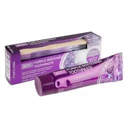 Xoc Purple Toothpaste With Free Bamboo Toothbrush 100 ml