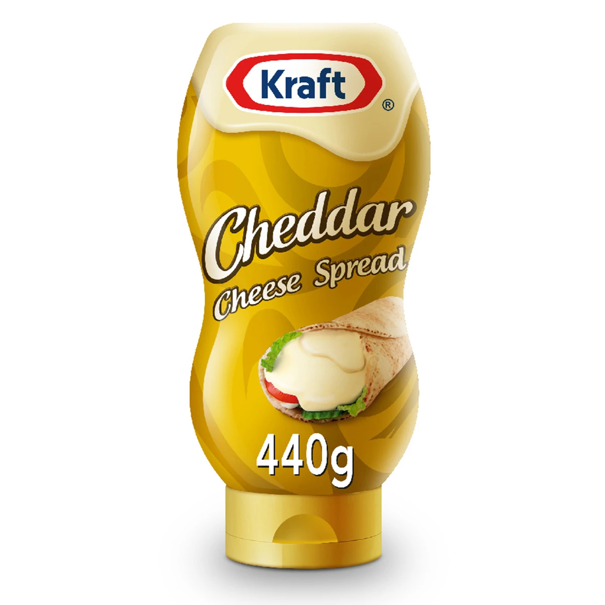 Kraft Spreadable Cream Cheese Original Squeeze 440 Gm