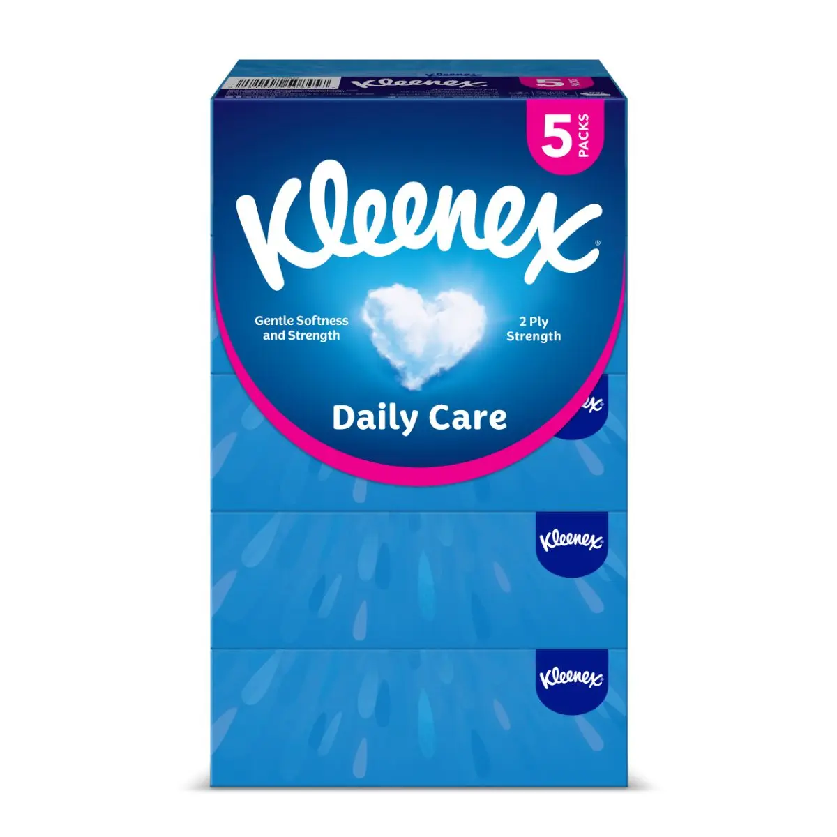 Kleenex Daily Care Facial Tissue 5 Pcs 120 Sheets - view 1