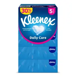 Kleenex Facial Tissue Daily Care 120SheetsX5 Promo