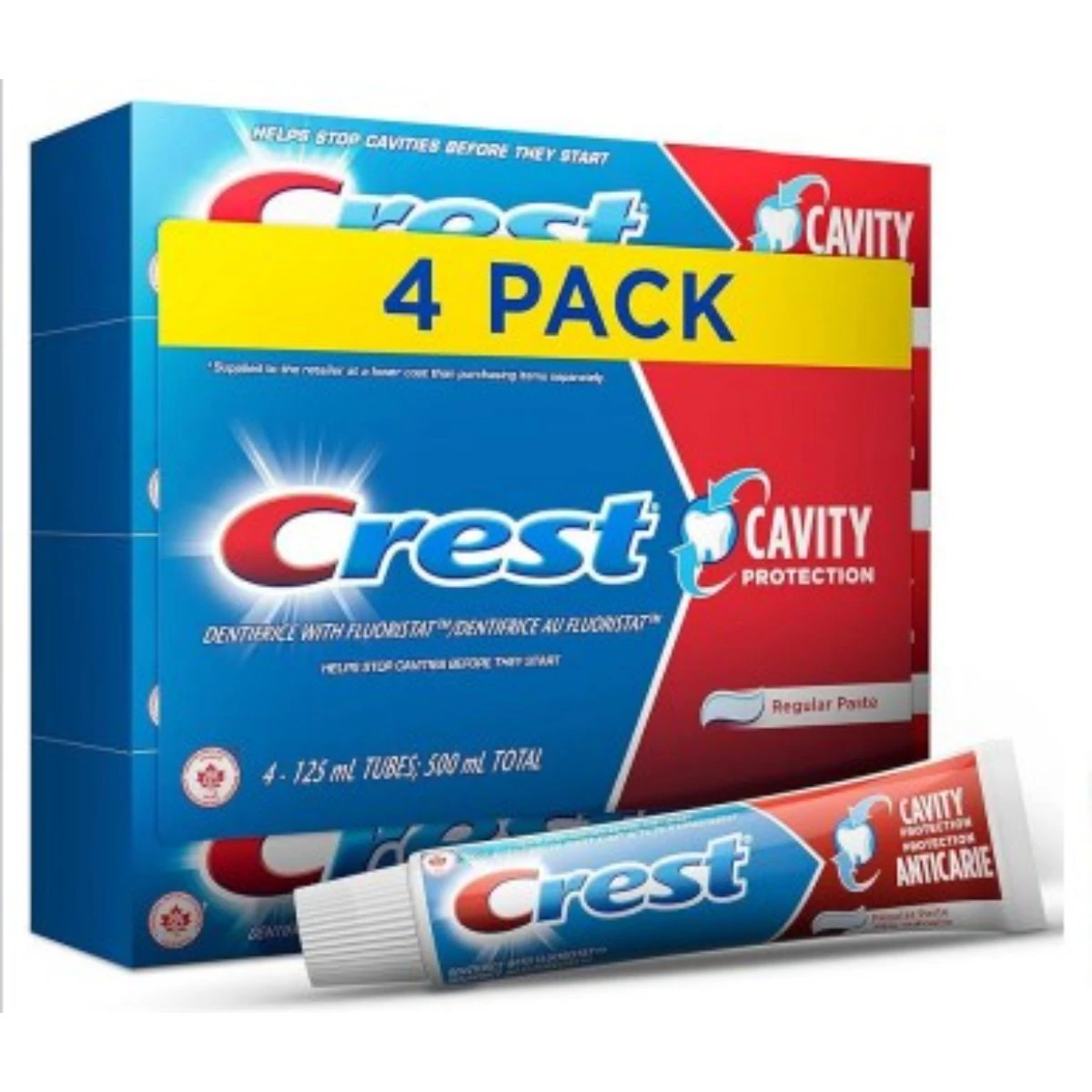 Crest Anti Cavity 125 ml 3+1 Free