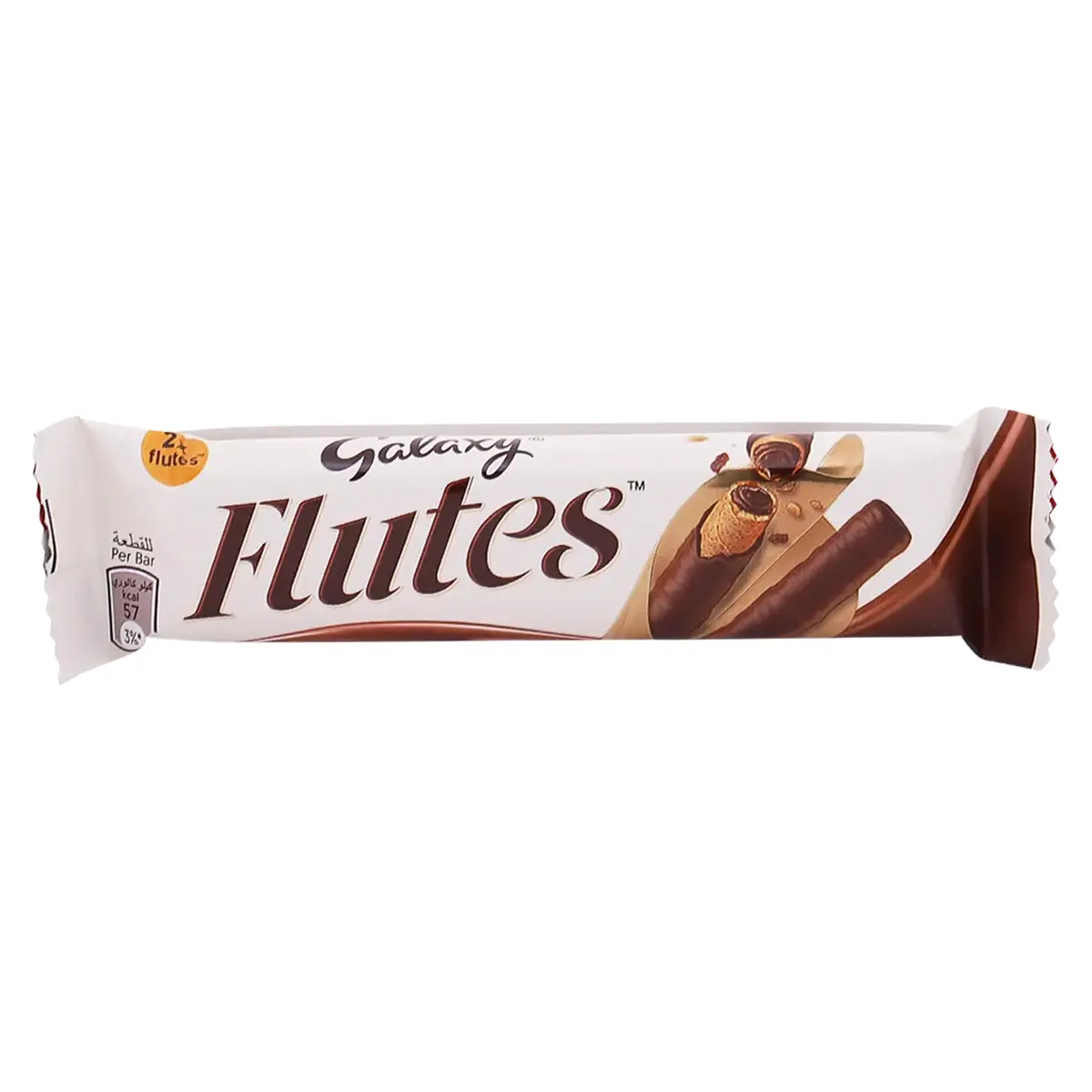 Galaxy Flutes Wafer With Chocolate 2 Fingers 22.5 gm - view 1