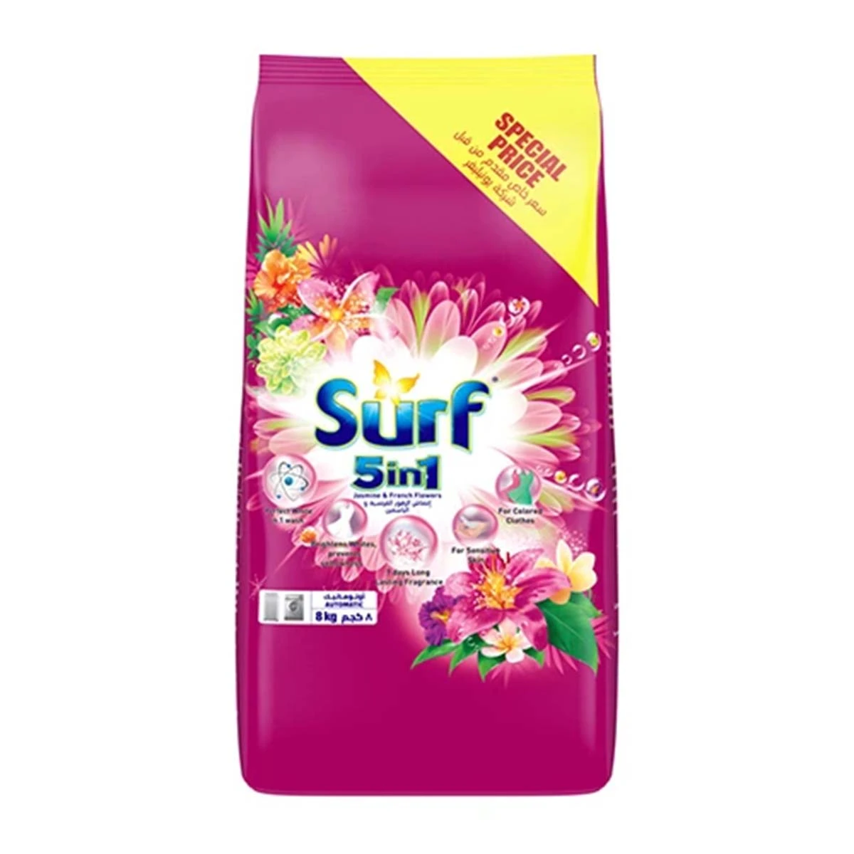 Surf Auto Jasmine & French Flower 8Kg