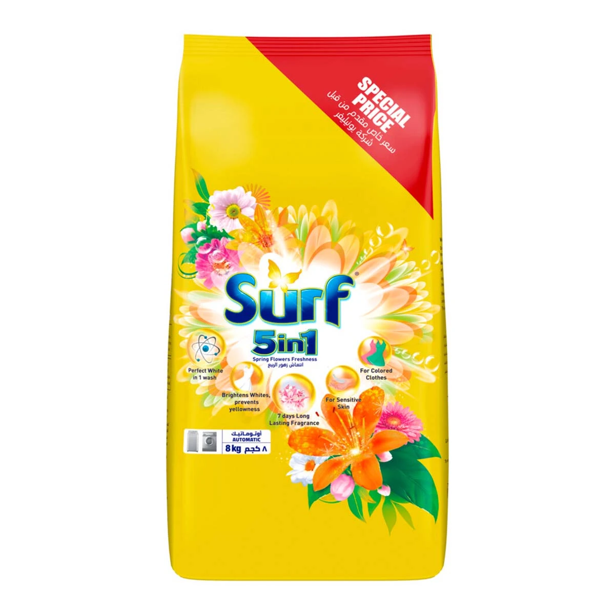 Surf Auto Spring Flower Freshness 8Kg