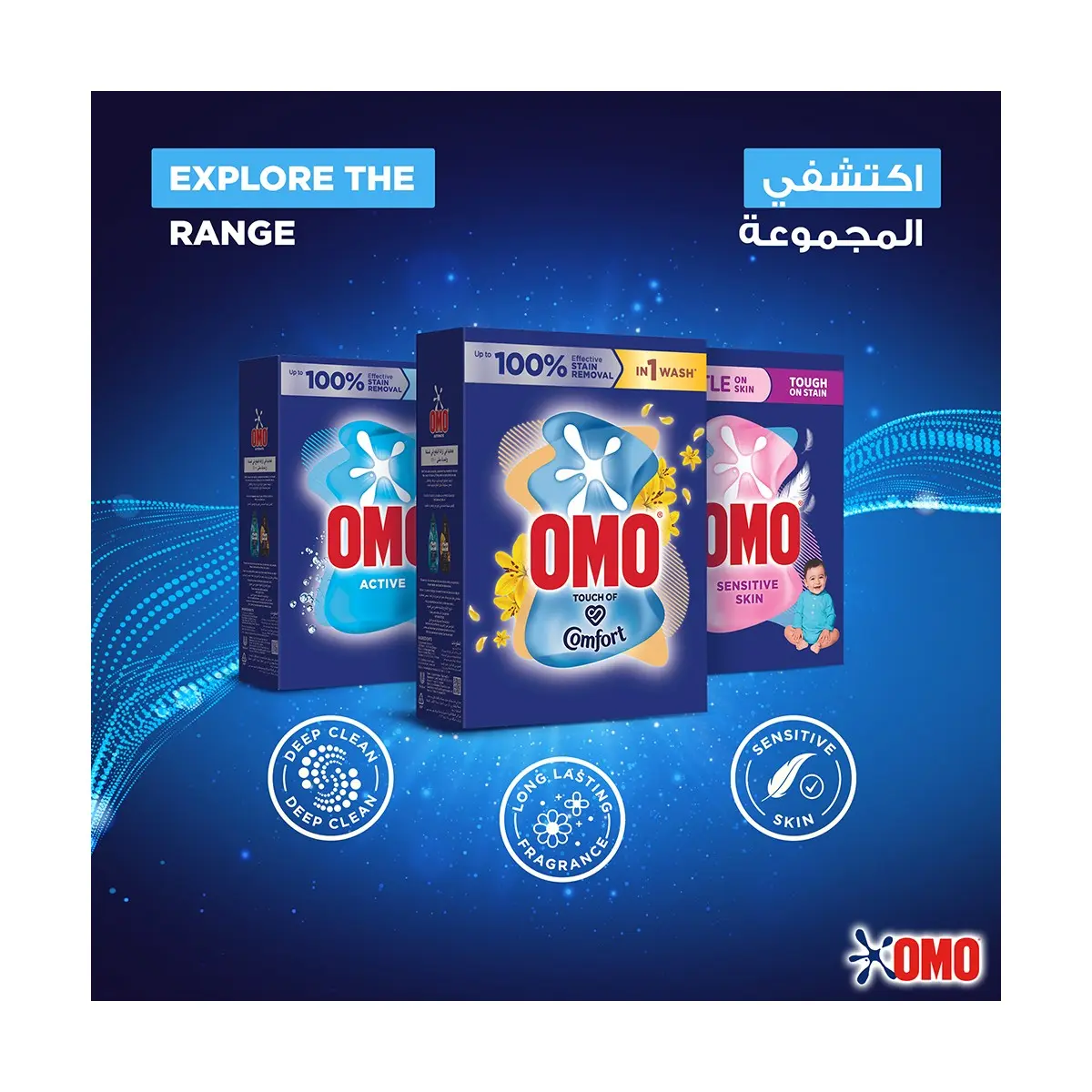Omo Semi-Automatic Laundry Detergent Powder Touch Of Comfort 5 kg - view 8