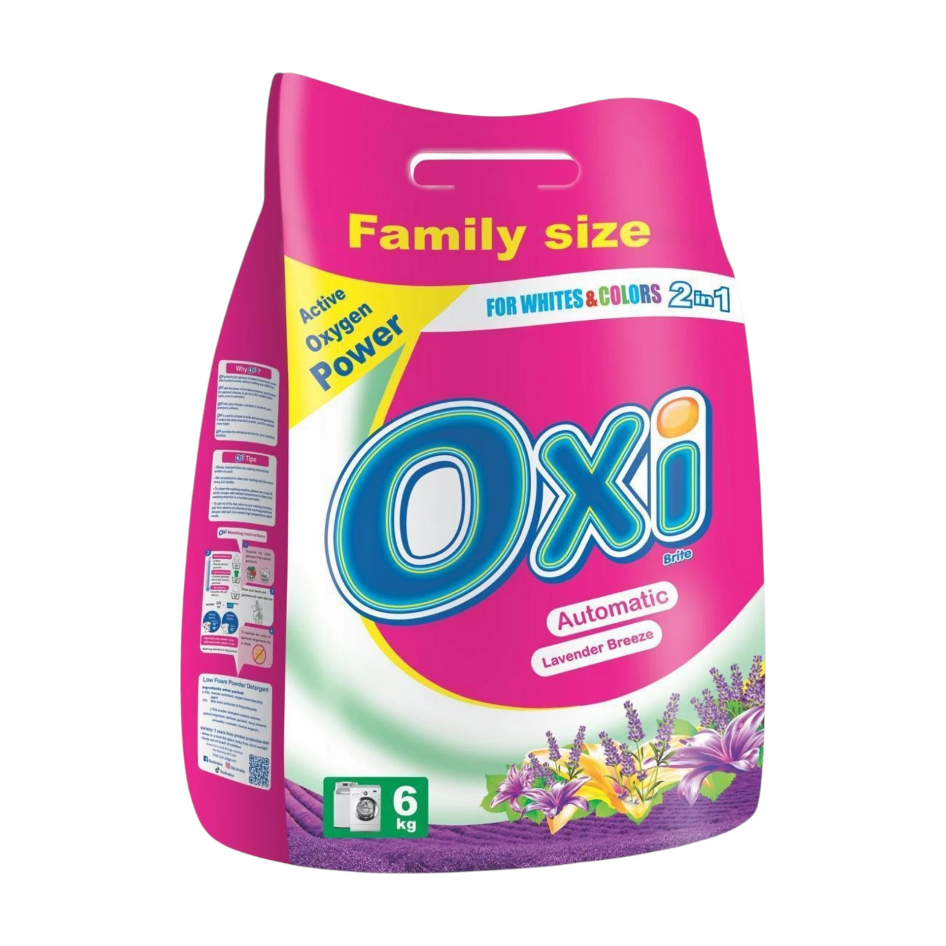 Oxi Brite Automatic Detergent Powder Lavender Breeze 6 kg