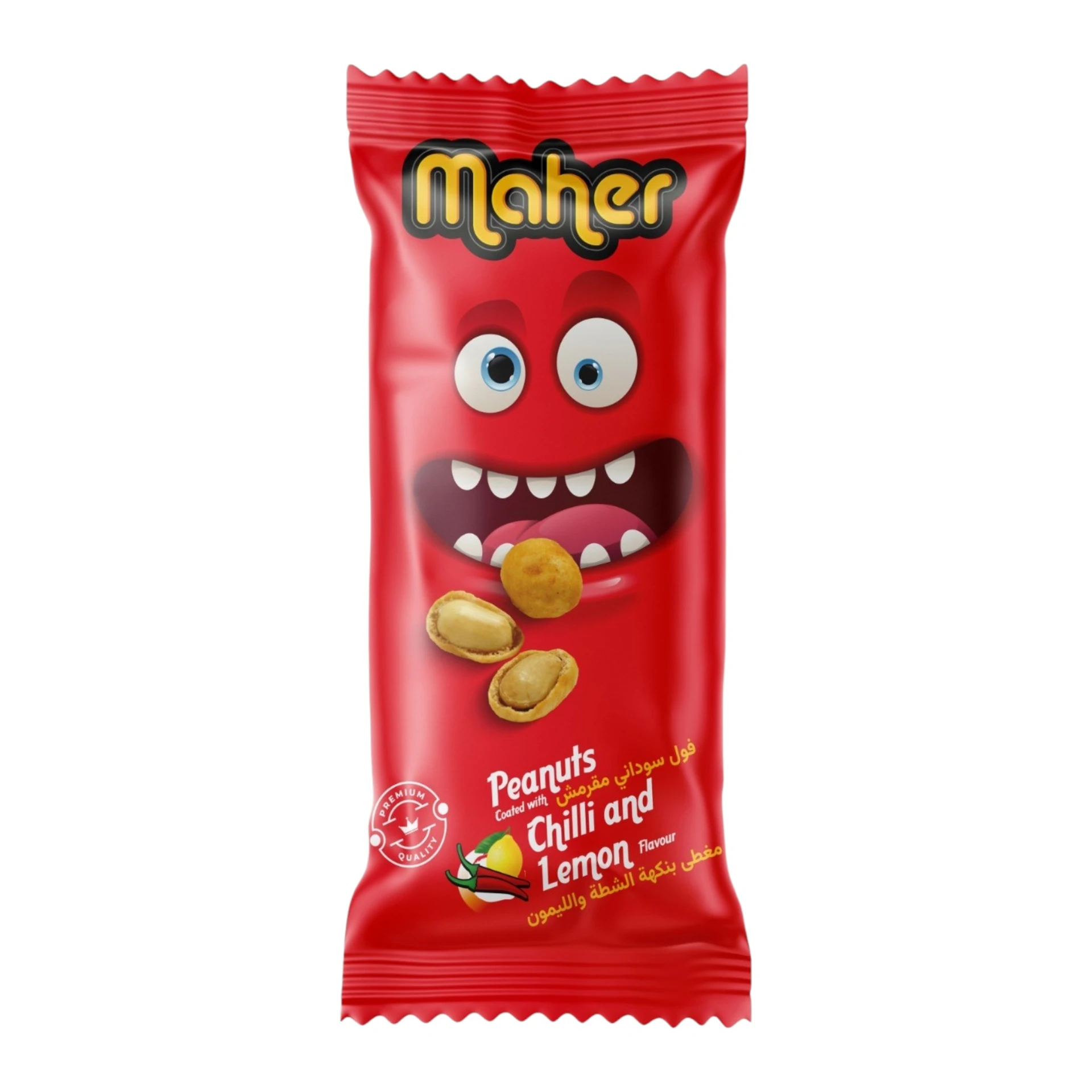 Almaher Crunchy Peanuts With Chilli And Lemon Flavor 30 gm