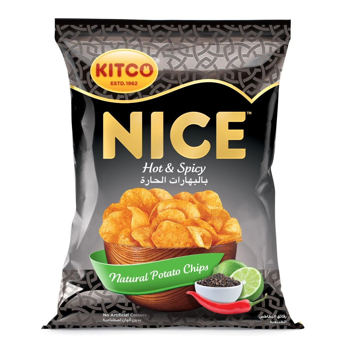 Kitco Nice Potato Chips Hot And Spicy 41 gm
