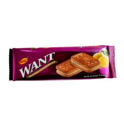 Kitco Want Traditional Lemon Cream Sandwich Biscuit 90 gm