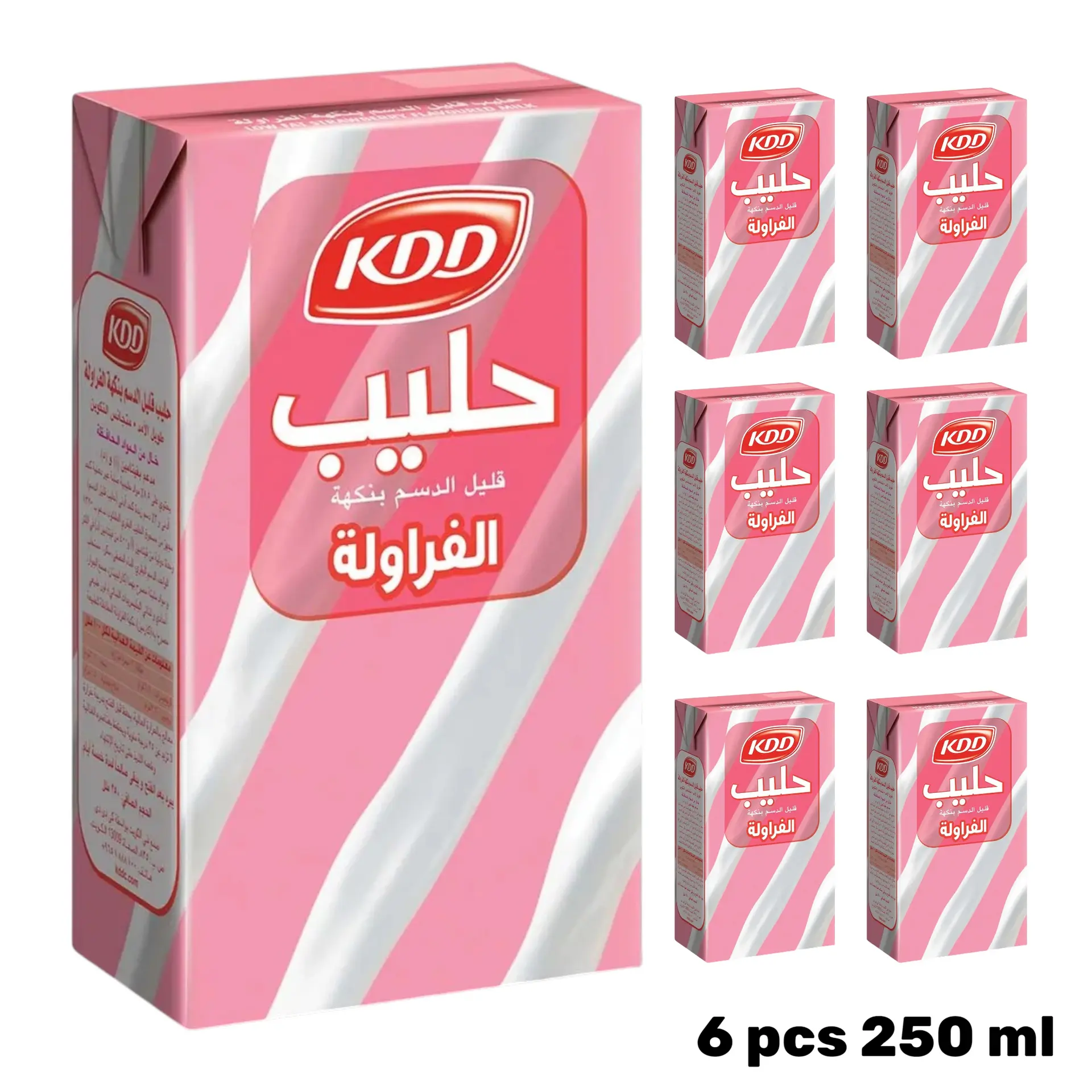 Kdd Strawberry Milk 6x250 ml - view 1