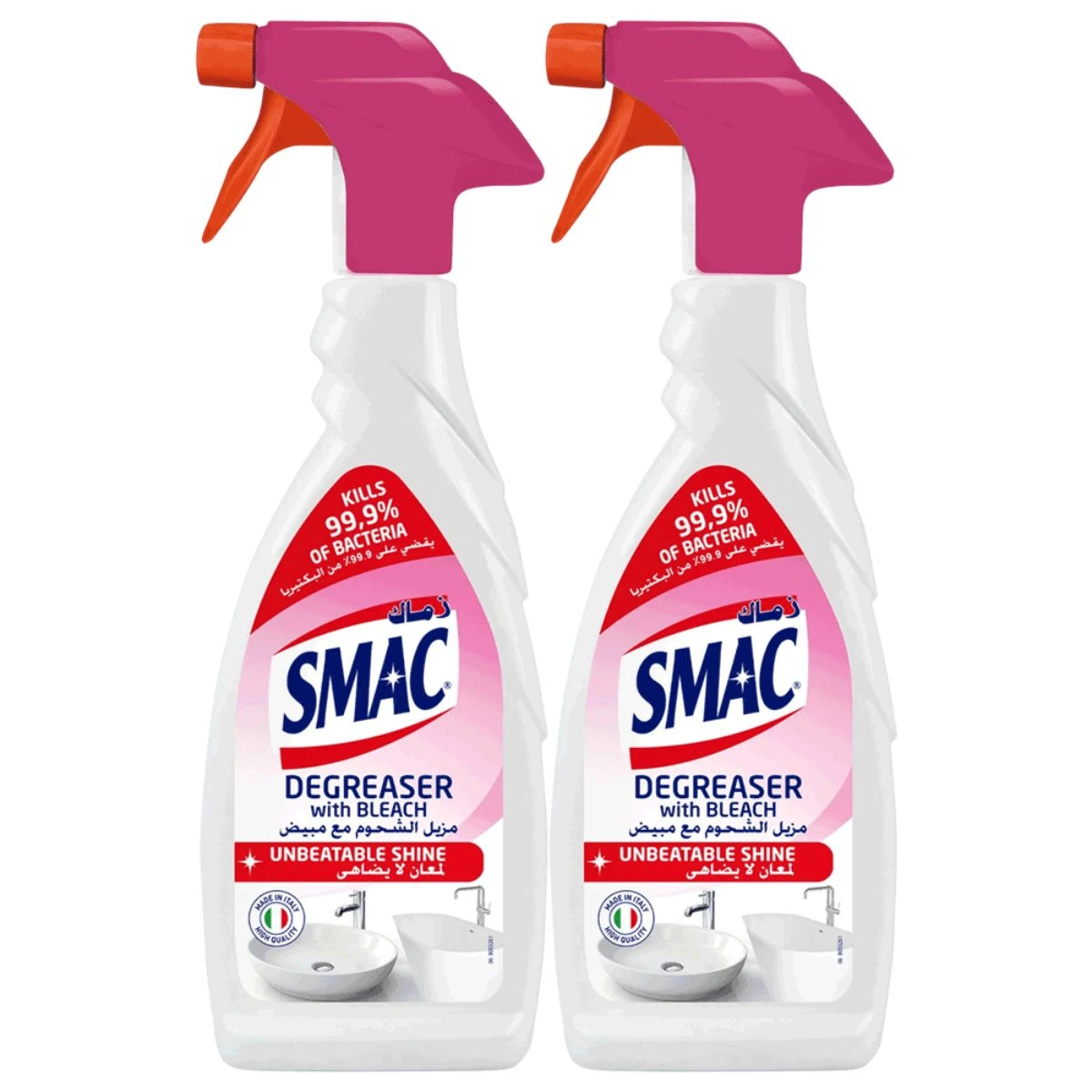 Smac Degreaser With Bleach 2 pcs 650 ml