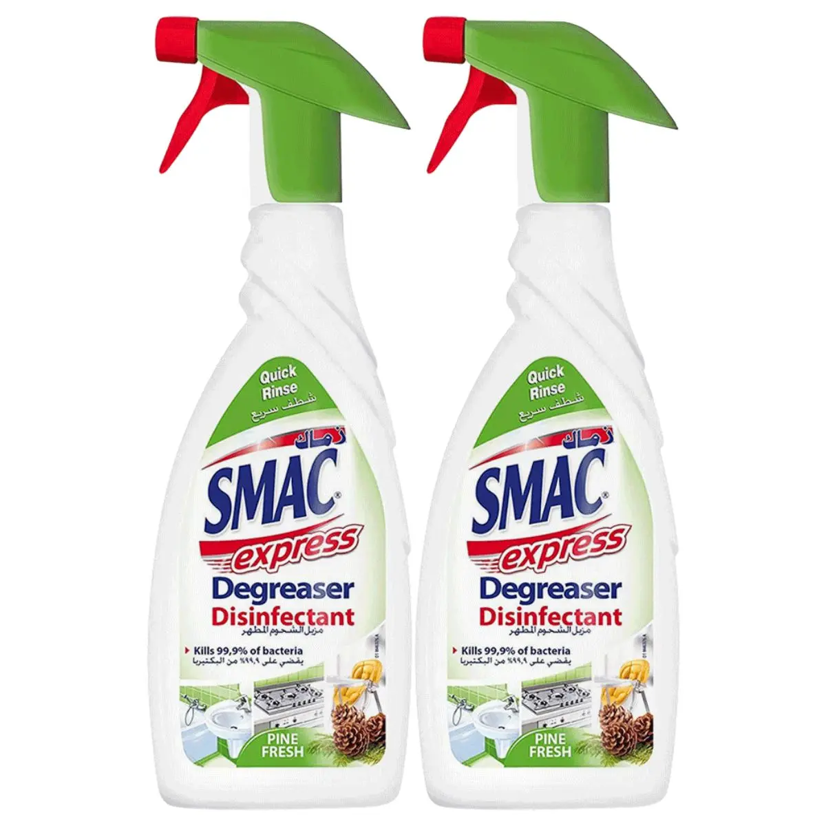 Smac Express Pine Fresh Degreaser Disinfectant 2 pcs 650 ml - view 1
