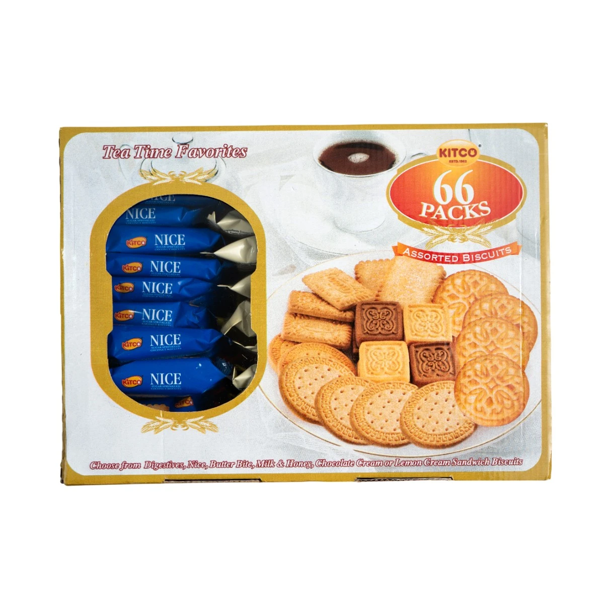 Kitco Assorted Tea Biscuits 66 Pcs