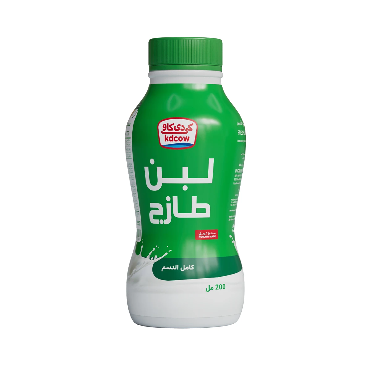 KD Cow Fresh Laban Full Cream 200 ml
