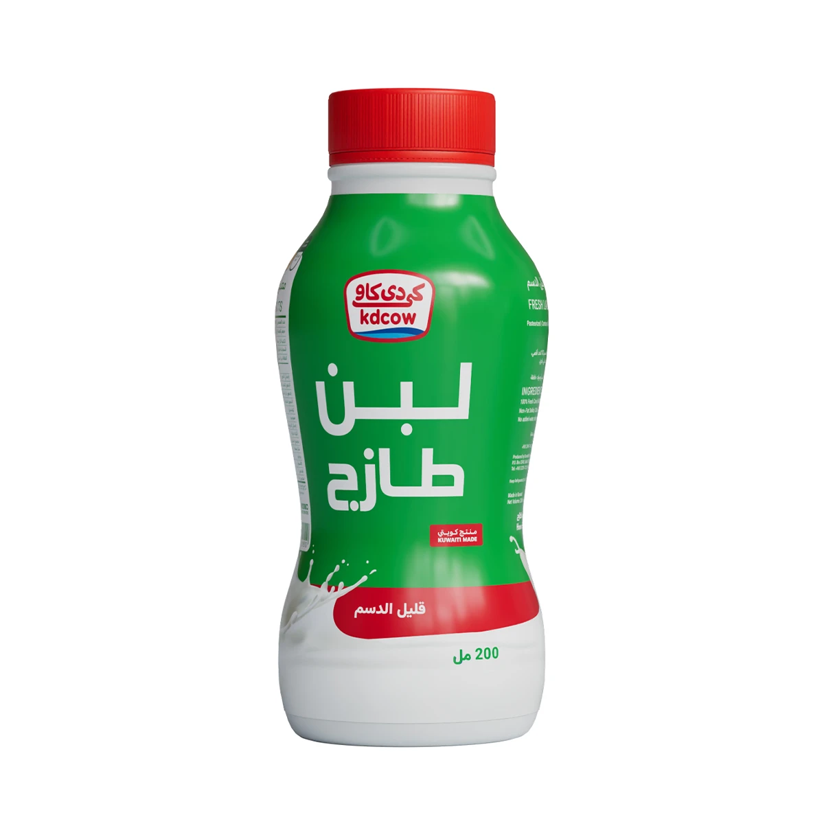 كي دي كاو لبن طازج قليل الدسم 200 مل