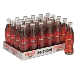 Coca Cola Light Bottle 24 pcs 250 ml