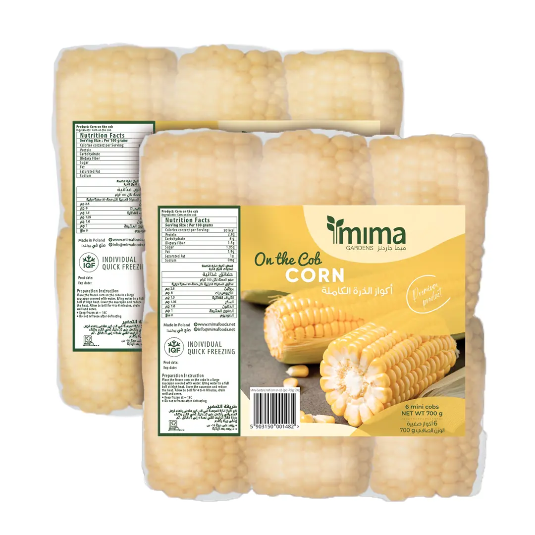 Mima Gardens Frozen Corn On The Cob 6 Mini Cobs 2 pcs 700 gm - view 1