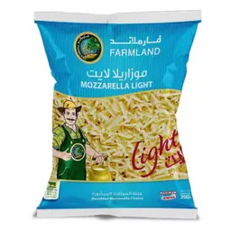 فارم لاند موزاريلا مبشورة لايت 180 جم
