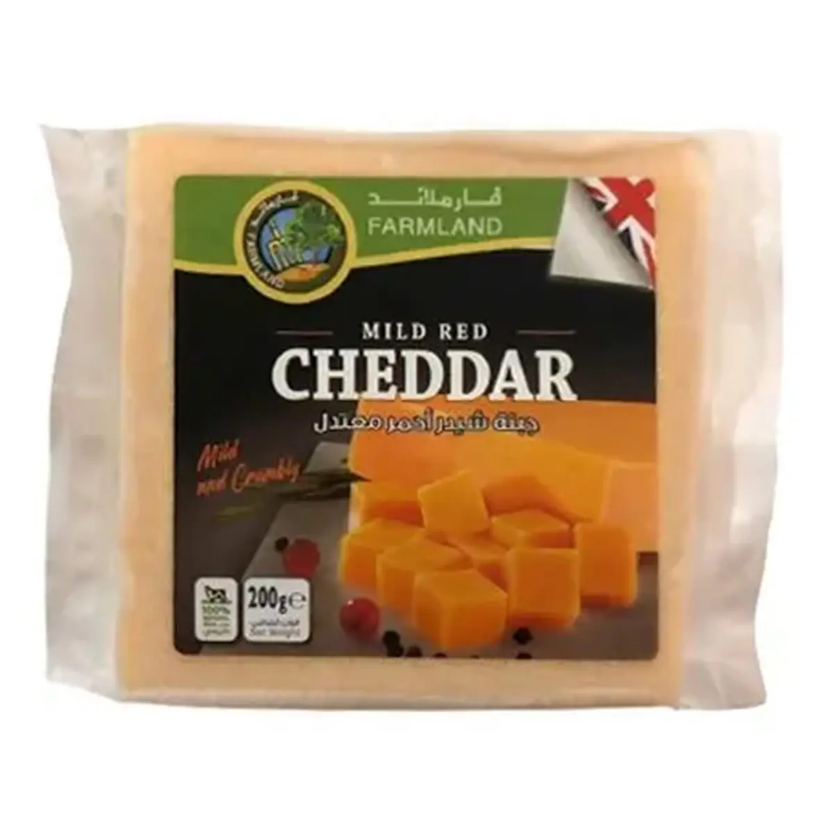 Farmland Mild Red Cheddar Cheese 200 gm - view 1