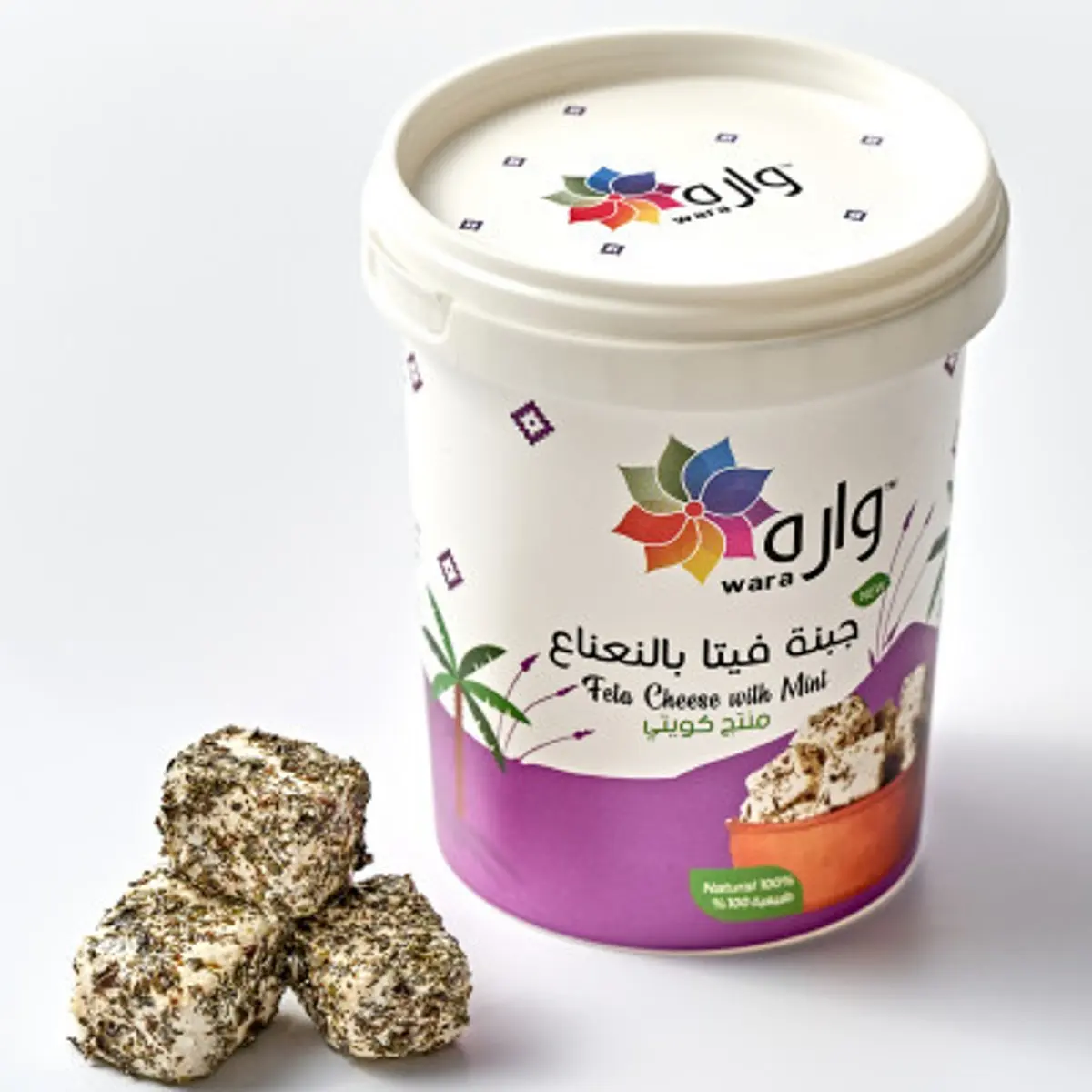 Wara Feta Cheese With Oil And Mint 500 gm - view 1