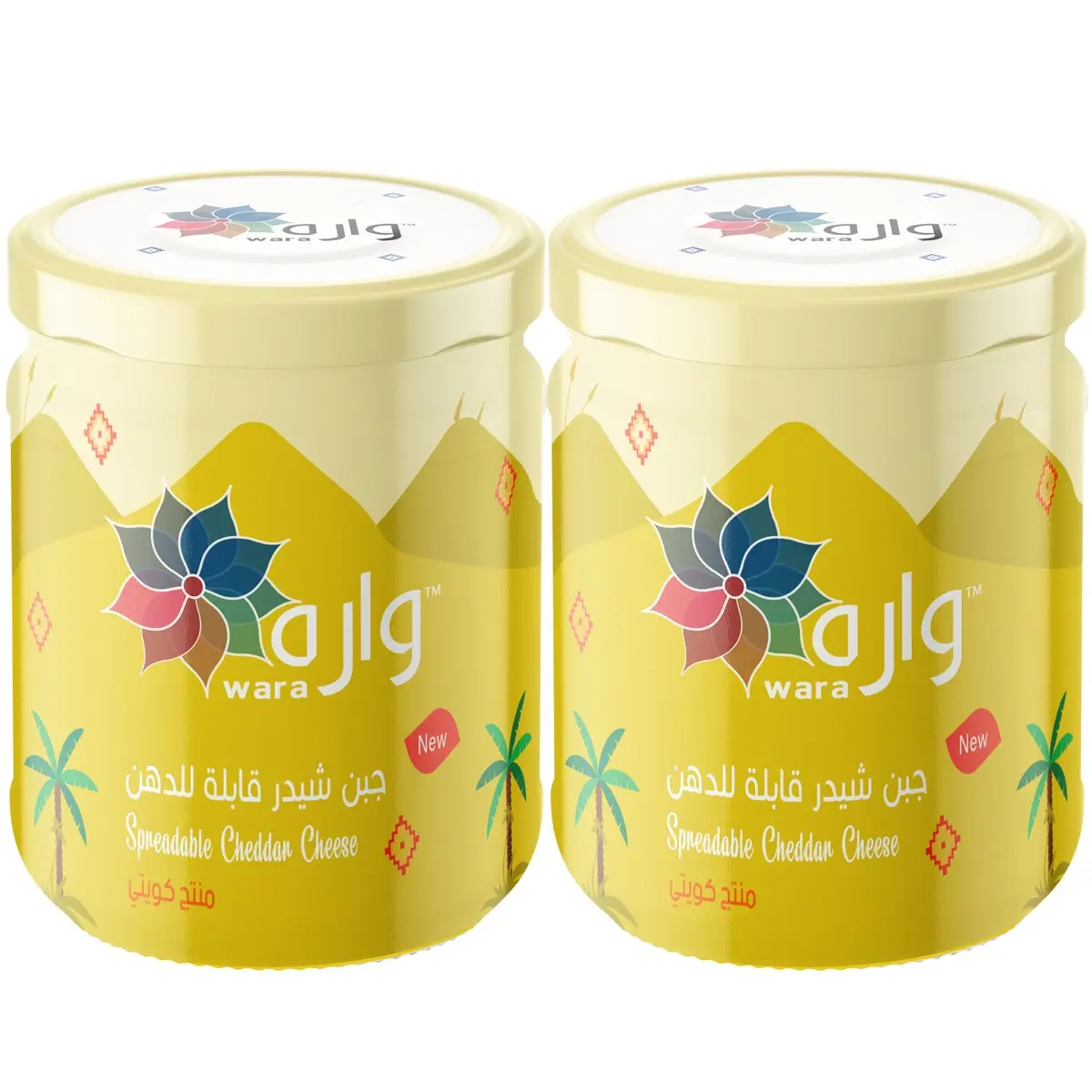 Wara Processed Cheddar Cheese 2 pcs 450 gm - view 1
