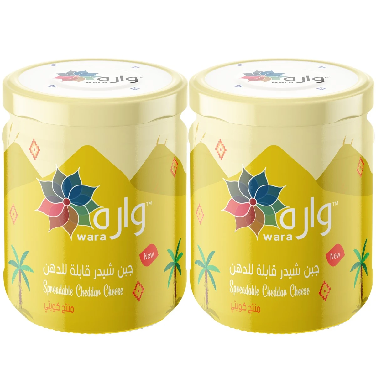Wara Processed Cheddar Cheese 2 pcs 450 gm