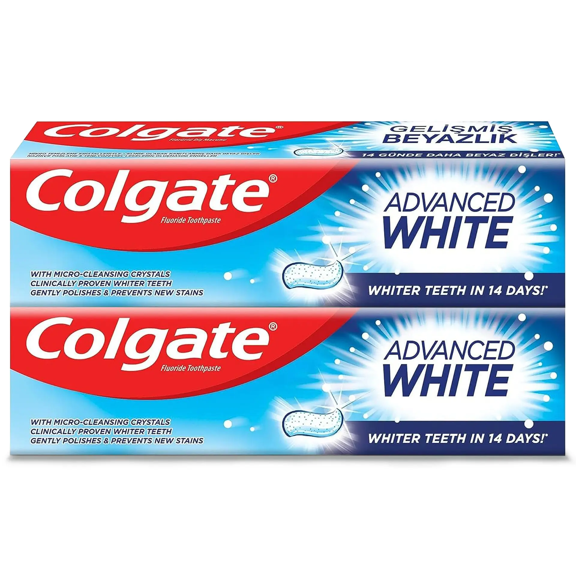 Colgate Advanced Whitening Toothpaste 2 pcs 100 ml - view 1