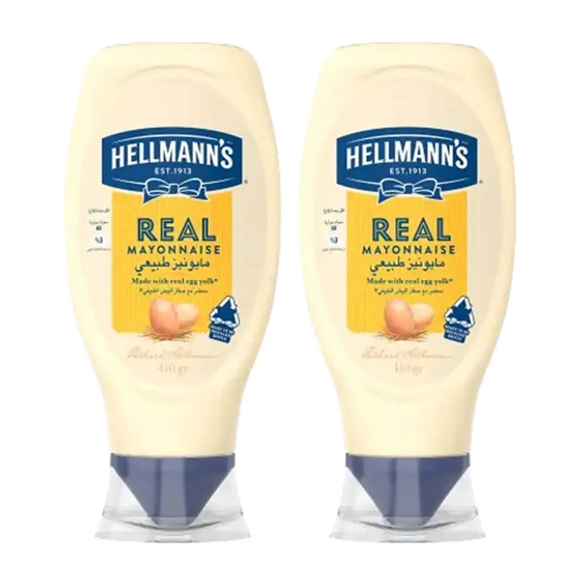 Hellmann’s Real Mayonnaise 2 x 410 g - view 1