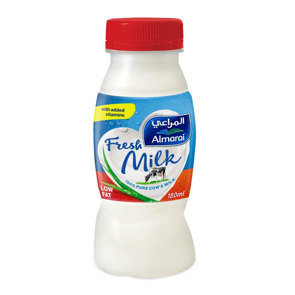 Almarai Milk Low Fat Added Vitamins 180 ml