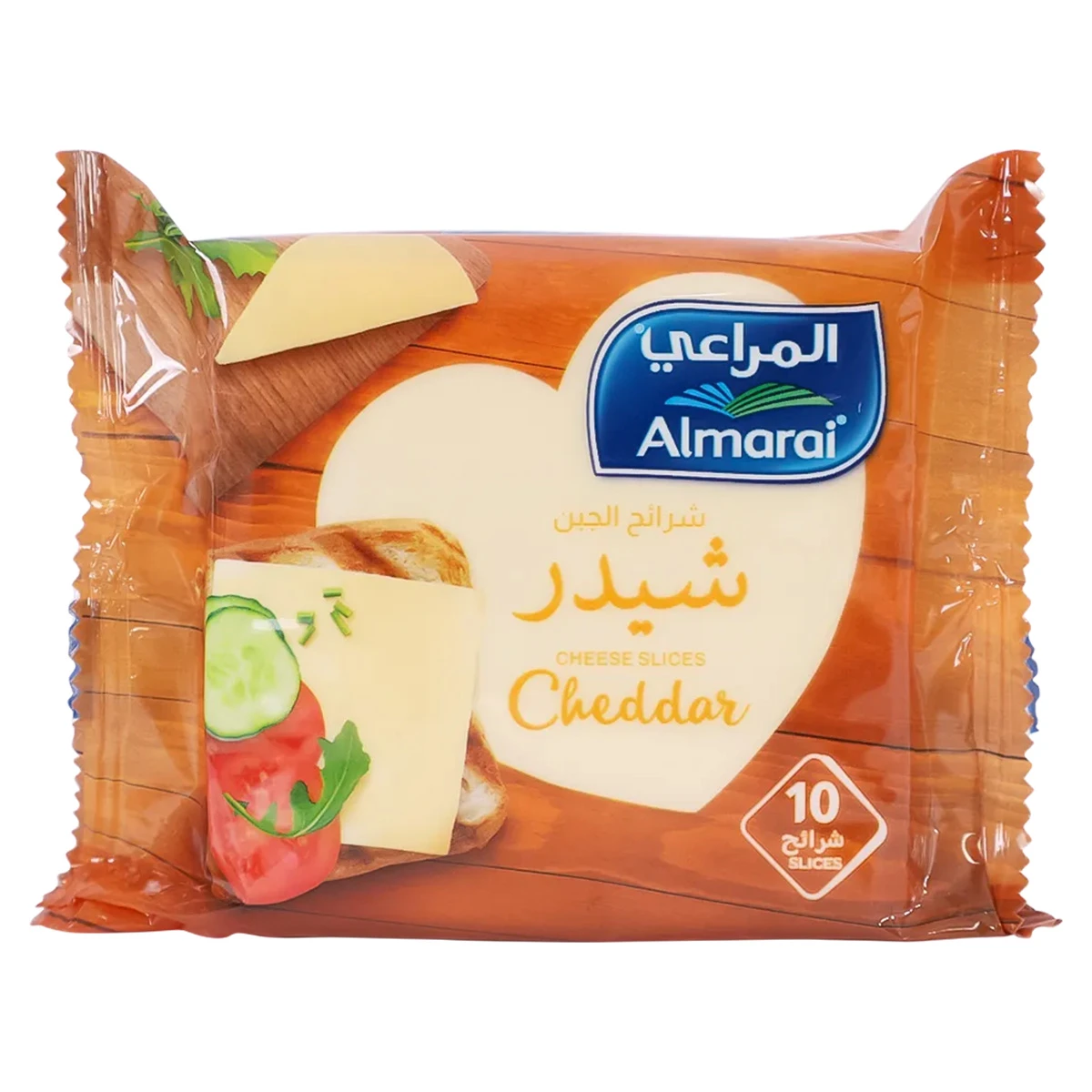 Almarai Cheddar Slices Full Fat 200 gm