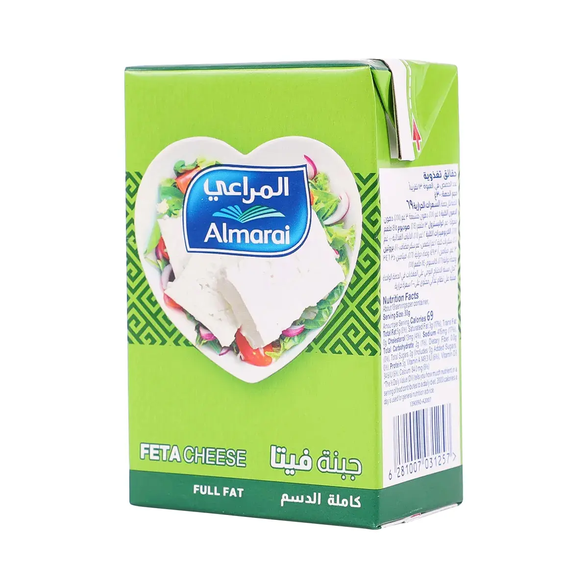 Al Marai Feta Cheese Full Fat 400 gm - view 1