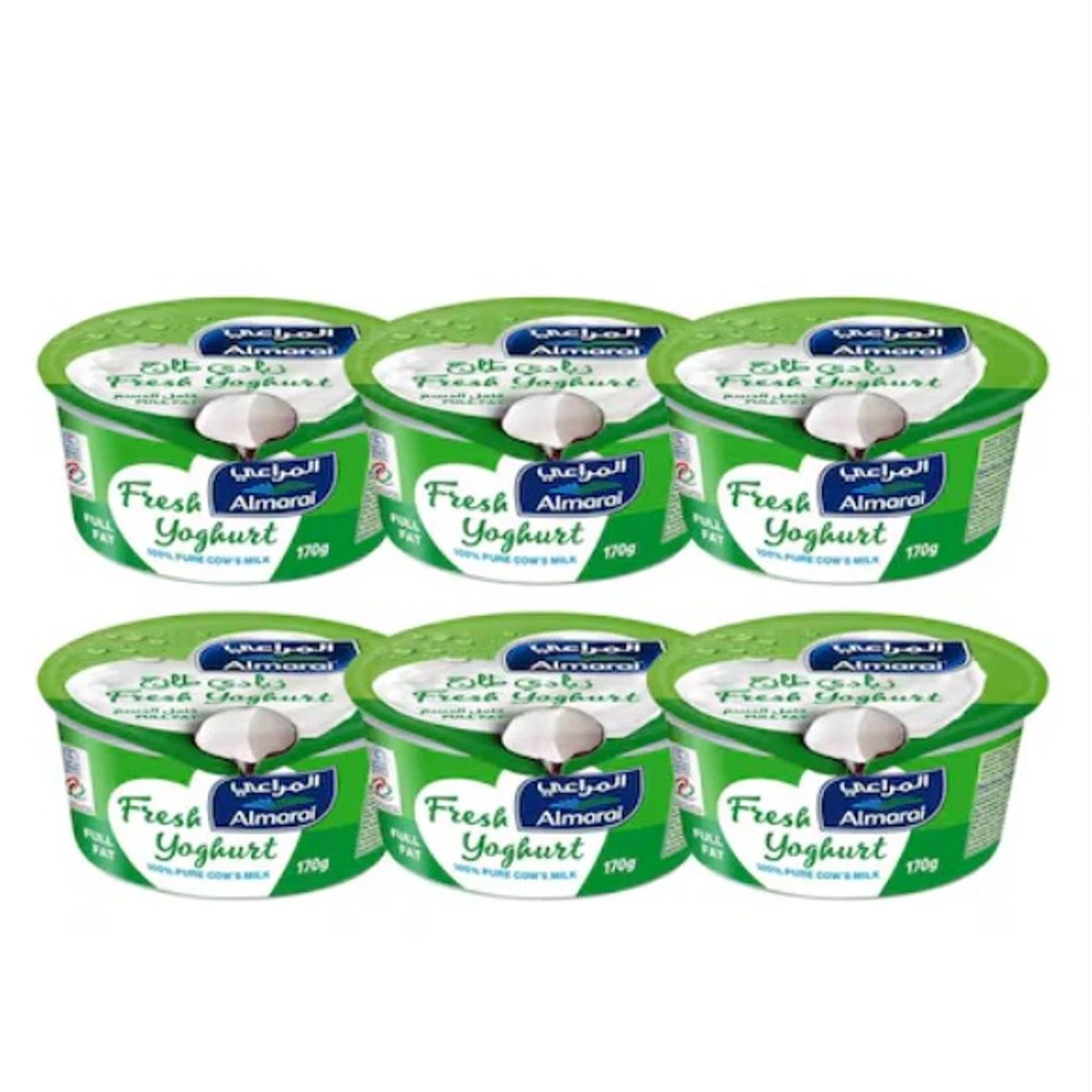 Almarai Fresh Yoghurt Vetal Full Fat 5 pcs & 1 Free 170 gm