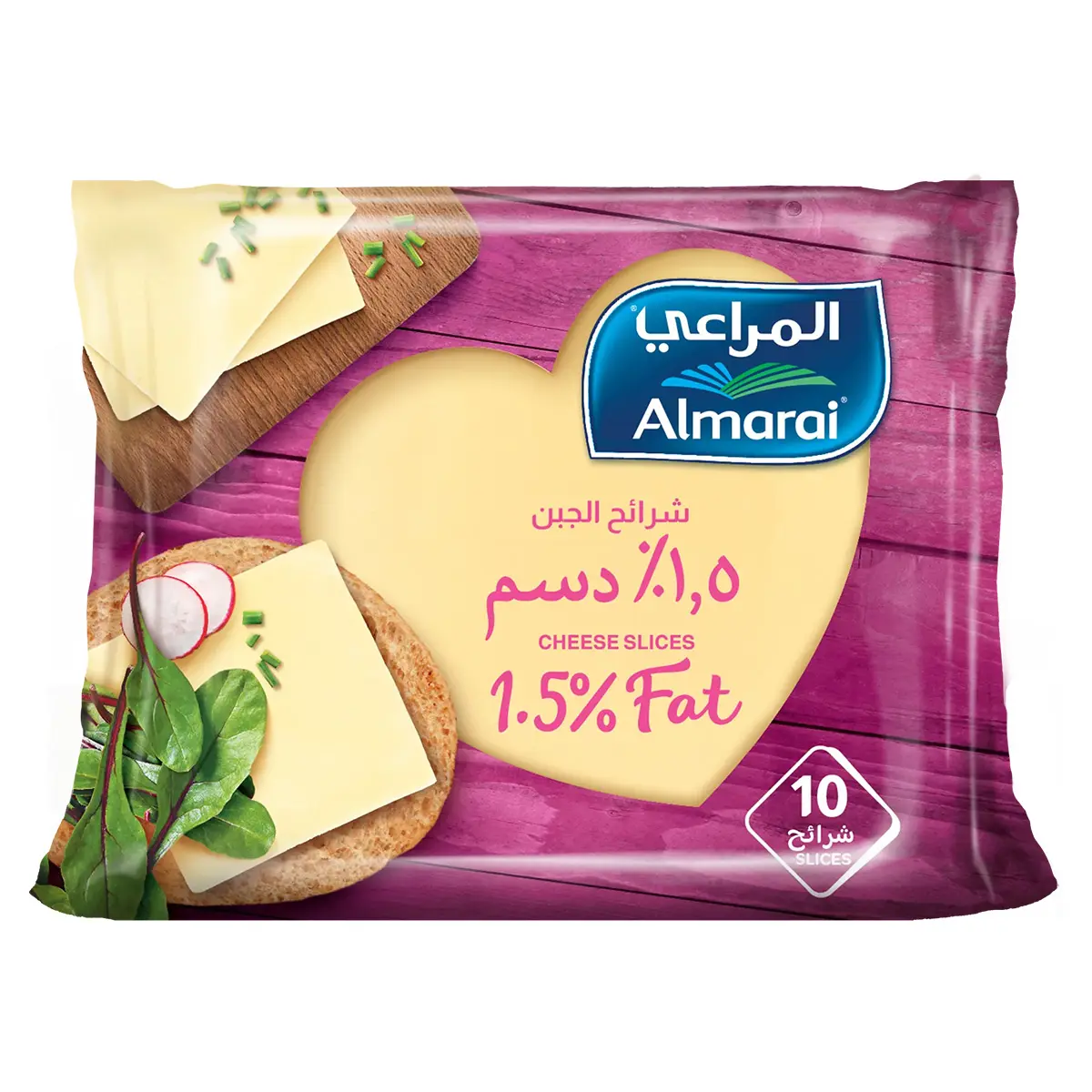 Almarai Sliced Cheese 1.5% Fat 200 gm - view 1
